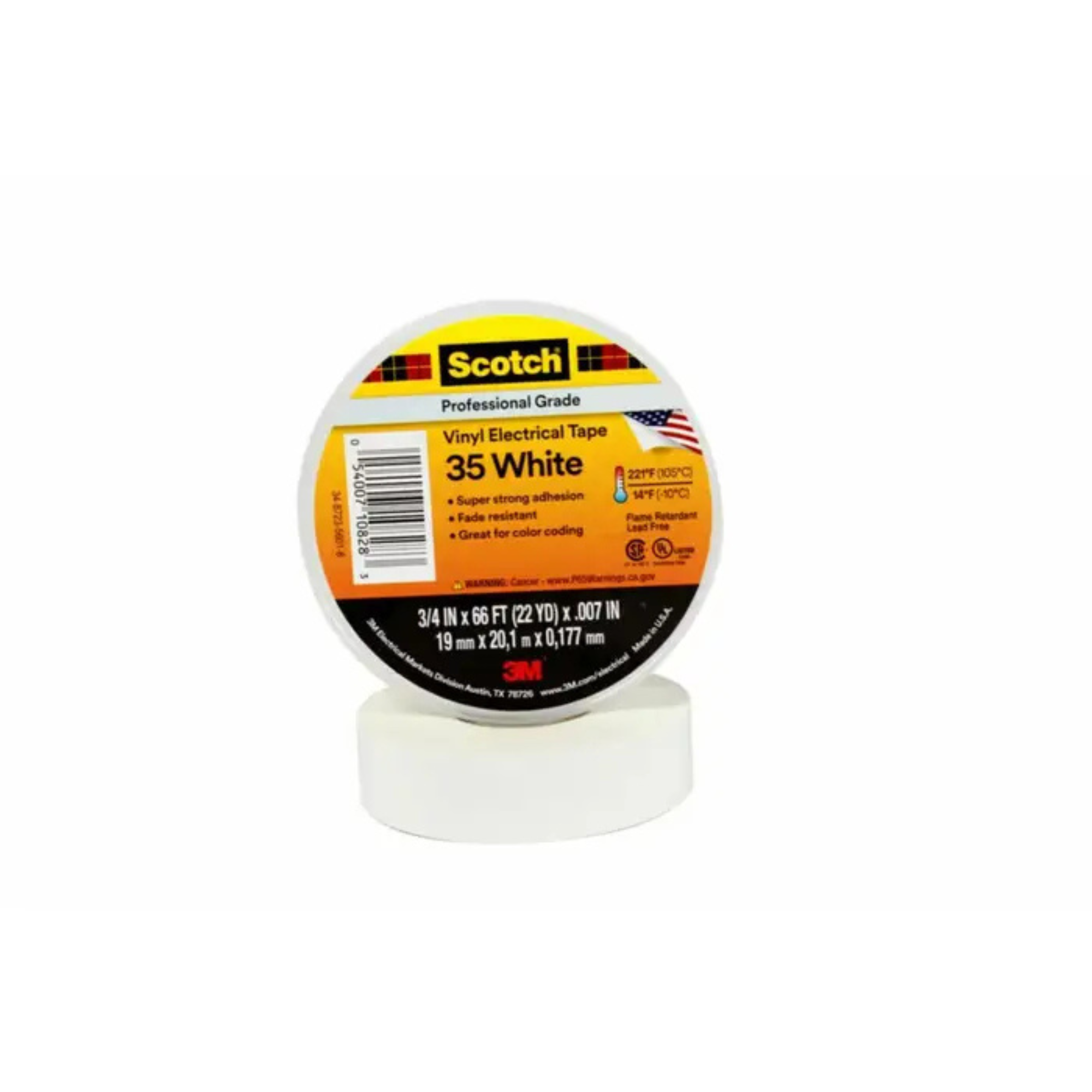3M Scotch Vinyl Color Coding Electrical Tape 35 from Columbia Safety